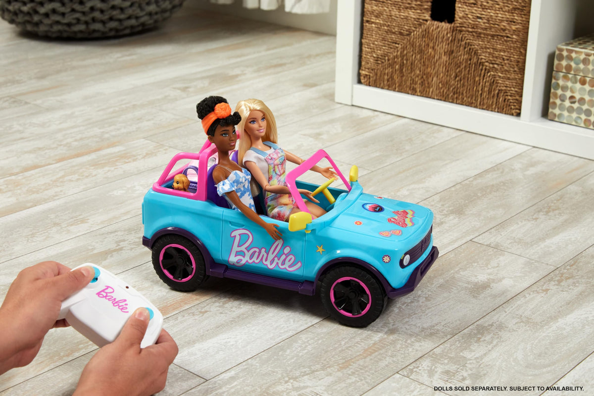 Hot Wheels Barbie RC SUV with Stickers