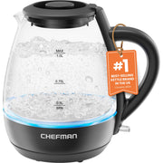 Chefman 1 L Electric Tea Kettle with LED Lights