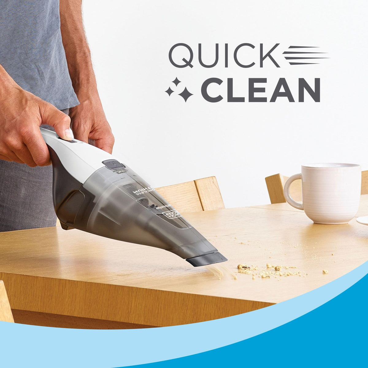 BLACK+DECKER Dustbuster QuickClean Handheld Vacuum, HNVC215B10