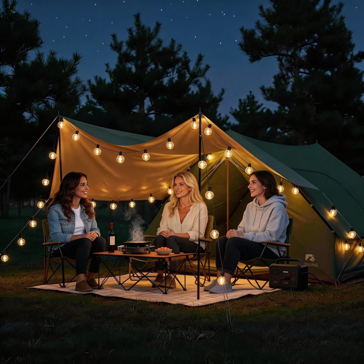 RTTY G40 Shatterproof LED Outdoor String Lights, 50 ft