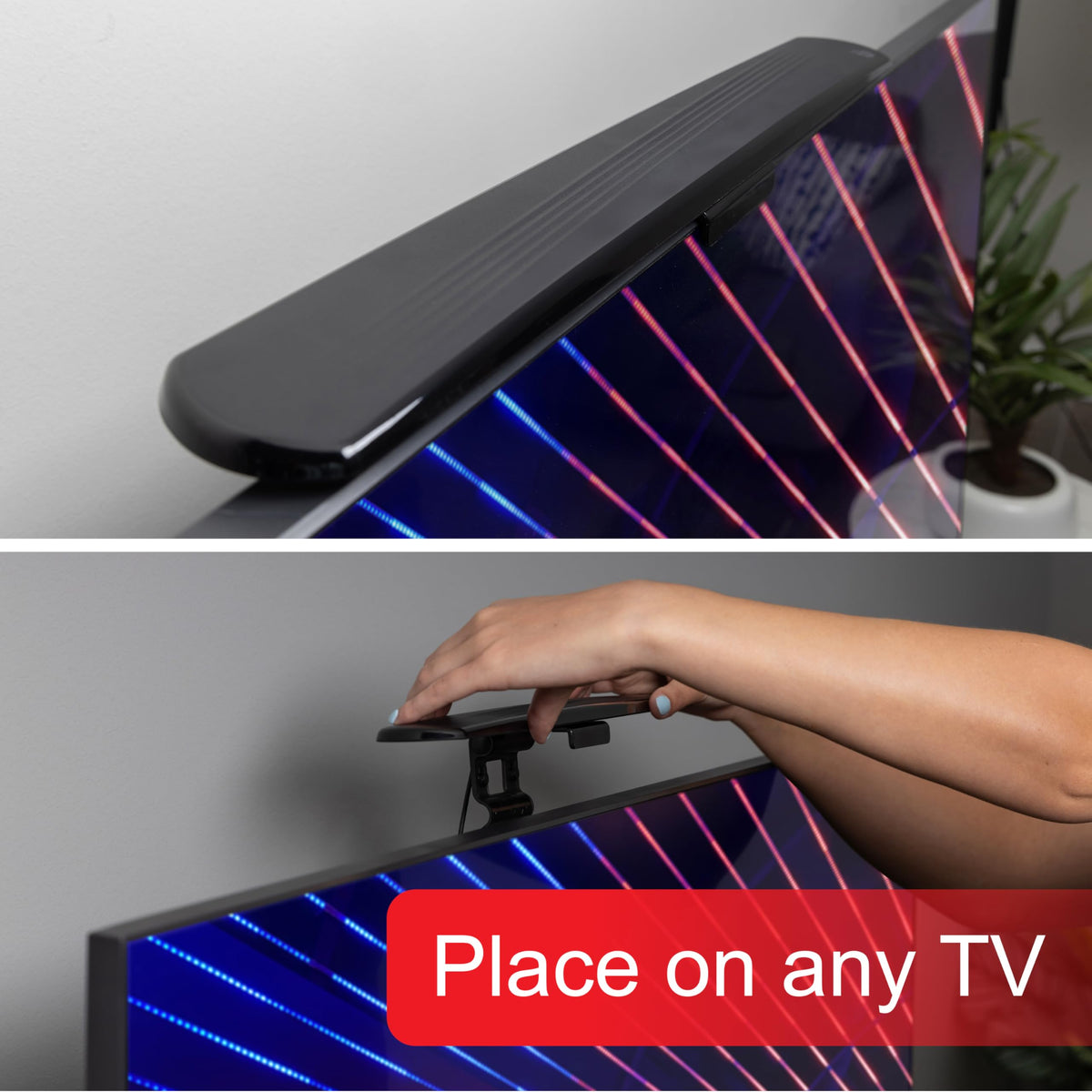 UltraPro Hover Indoor Digital TV Antenna, Black