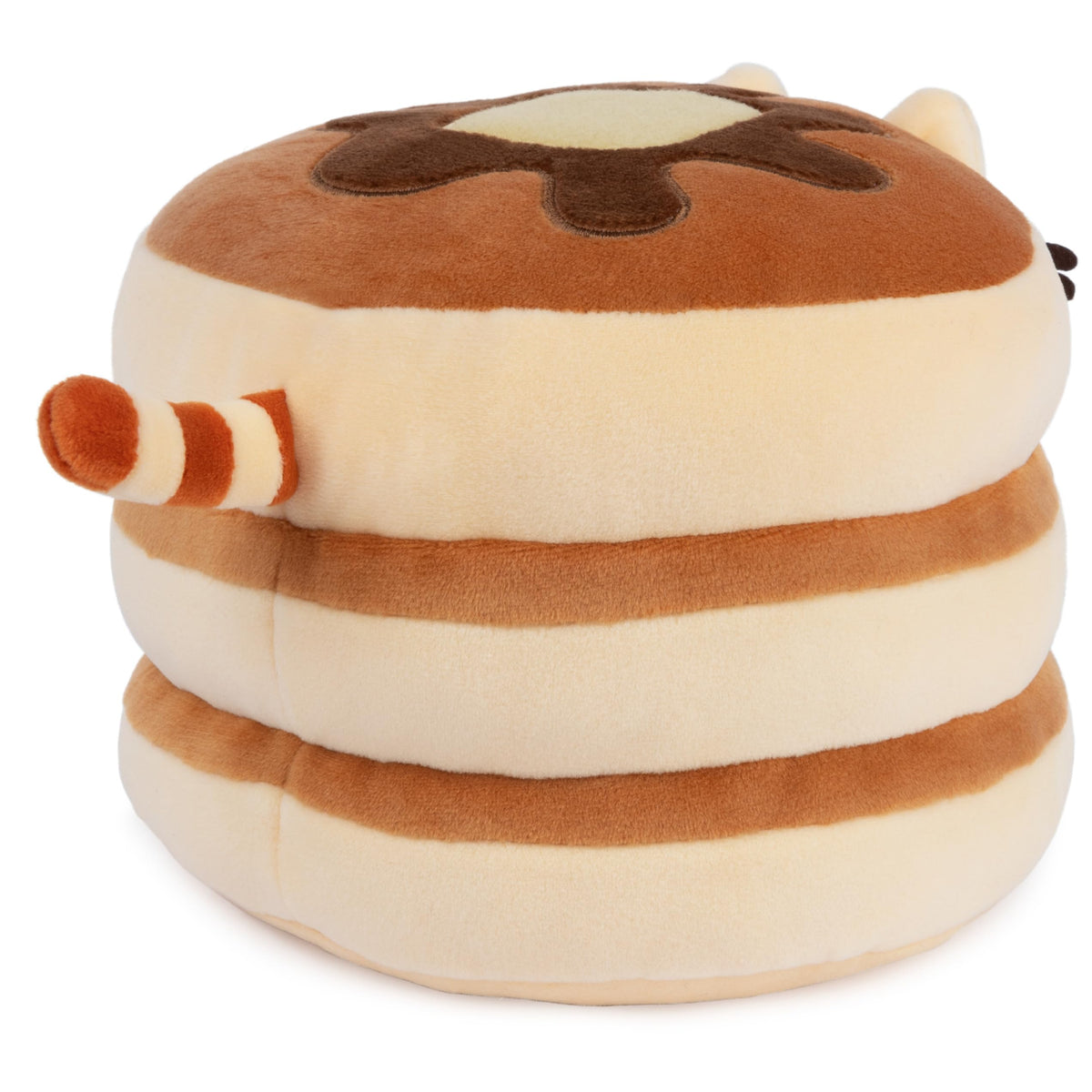 GUND Pusheen Pancake Squisheen Plush, Brown, 6 in