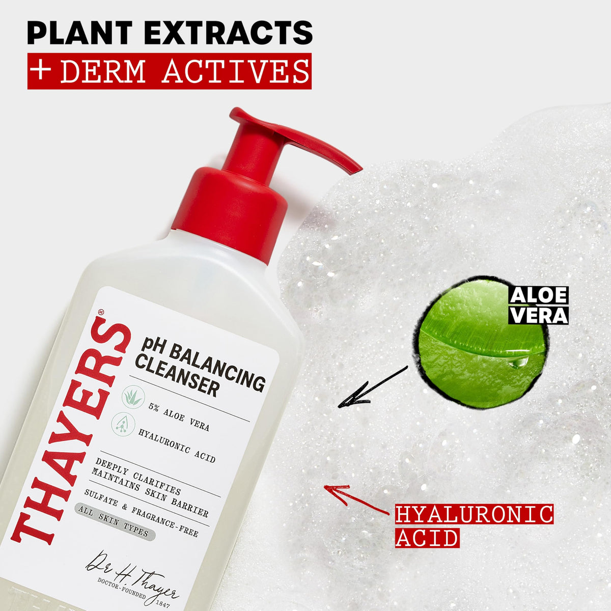 Thayers pH Balancing Daily Cleanser with Aloe Vera, 237ml
