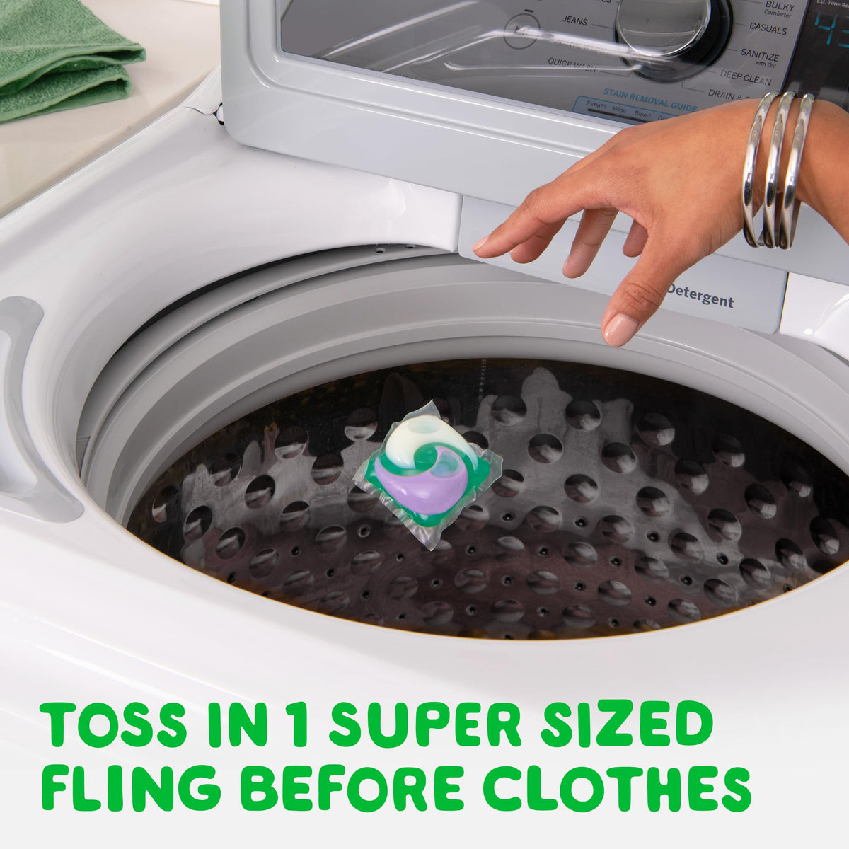Gain Super Flings Laundry Detergent Pacs, Zen, 45 Count