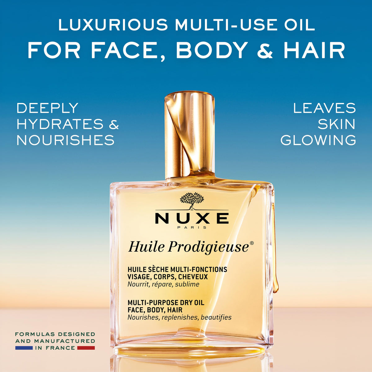 Nuxe Huile Prodigieuse Multi-Purpose Dry Oil, 100 mL