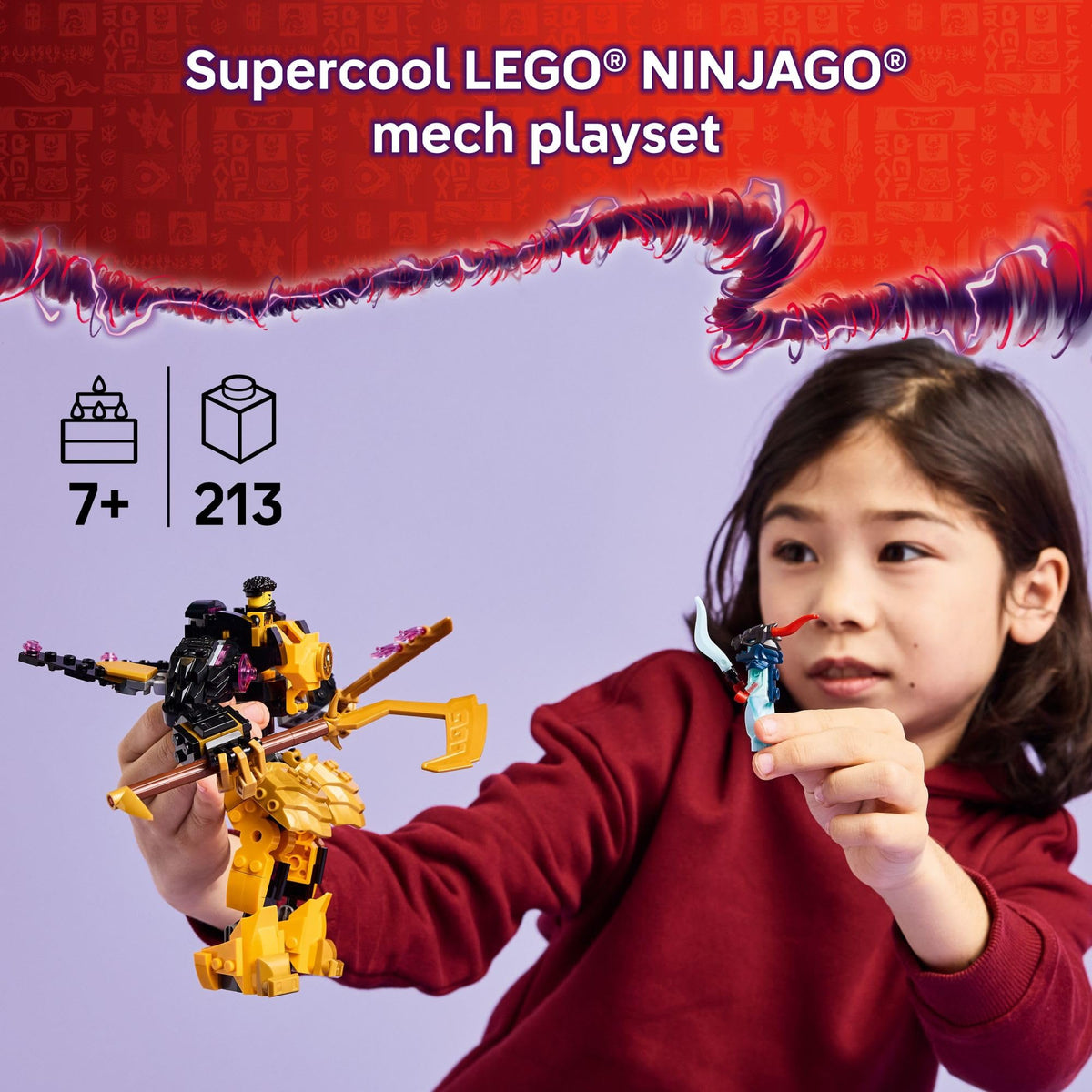 LEGO Ninjago Arin's Spinjitzu Battle Mech Building Set (71839)