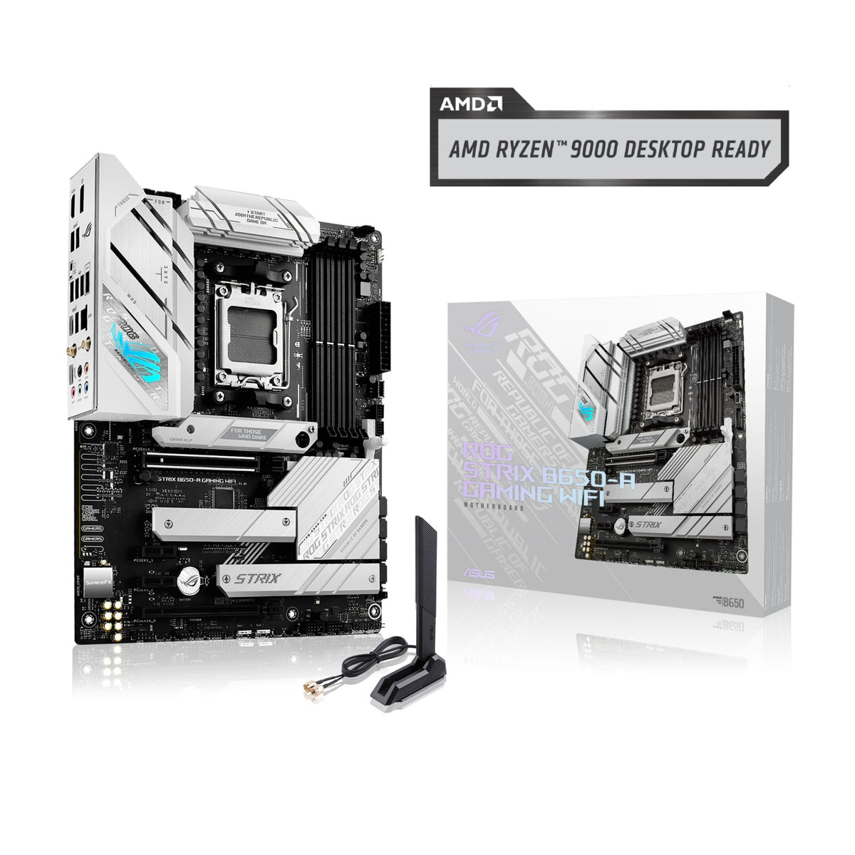 ASUS ROG Strix B650-A Gaming WiFi AM5 ATX Motherboard, DDR5, WiFi 6E