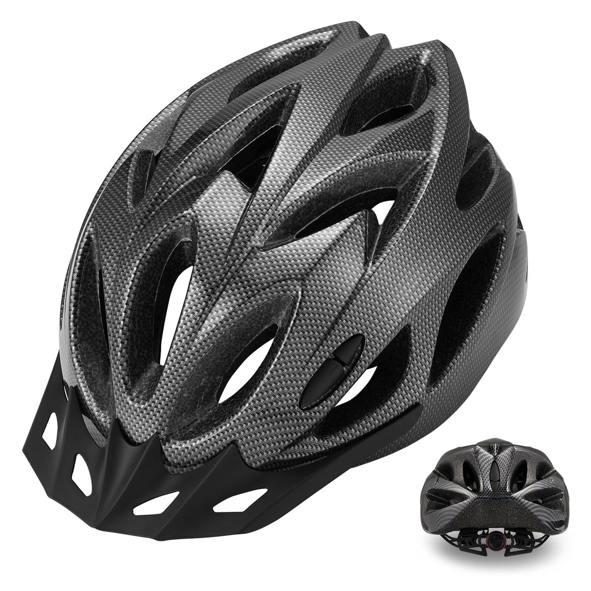 Zacro Adult Bike Helmet with Detachable Sun Visor