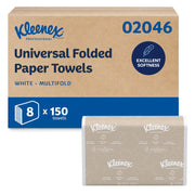 Kleenex Professional Multifold Paper Towels, 8 x 150 Sheets, 02046