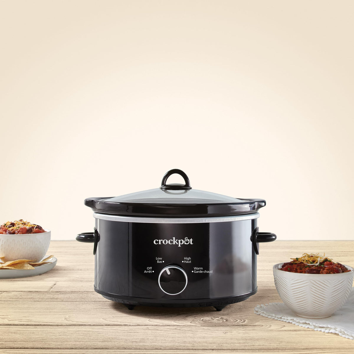 Crock-Pot 4-Quart Classic Slow Cooker, Black
