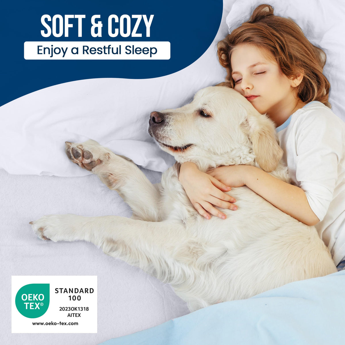 Utopia Bedding Waterproof Terry Mattress Protector, Full