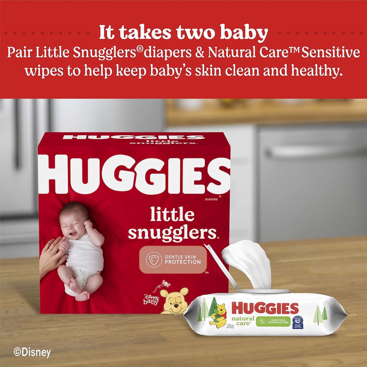 Huggies Natural Care Unscented Baby Wipes, Sensitive, 1008 Wipes