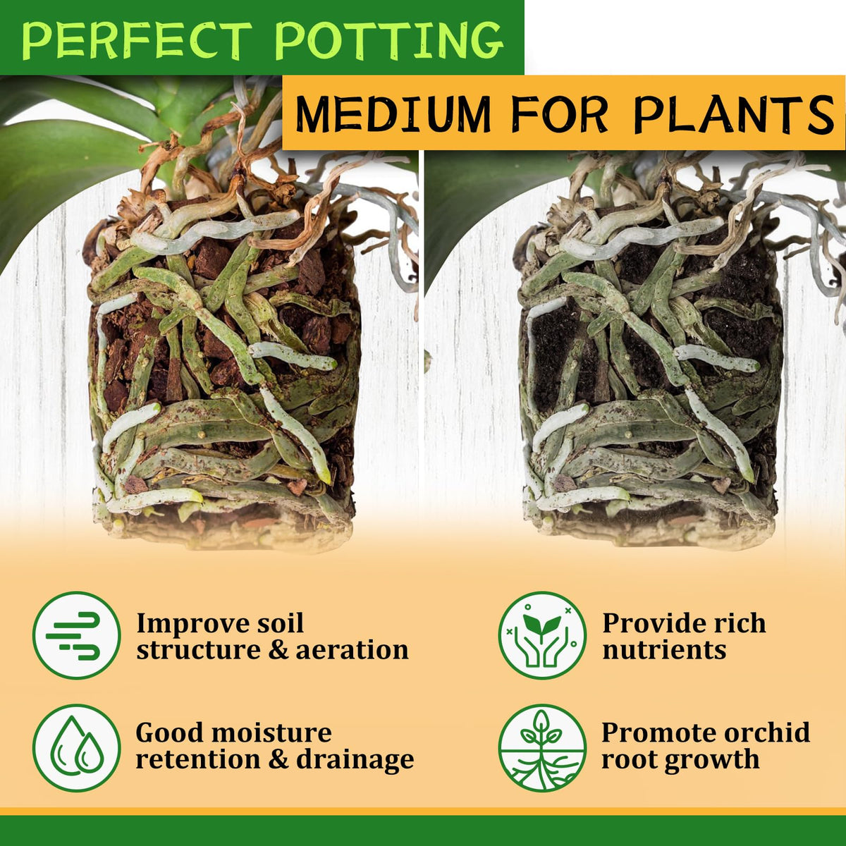 Legigo Organic Orchid Potting Bark, 2 L