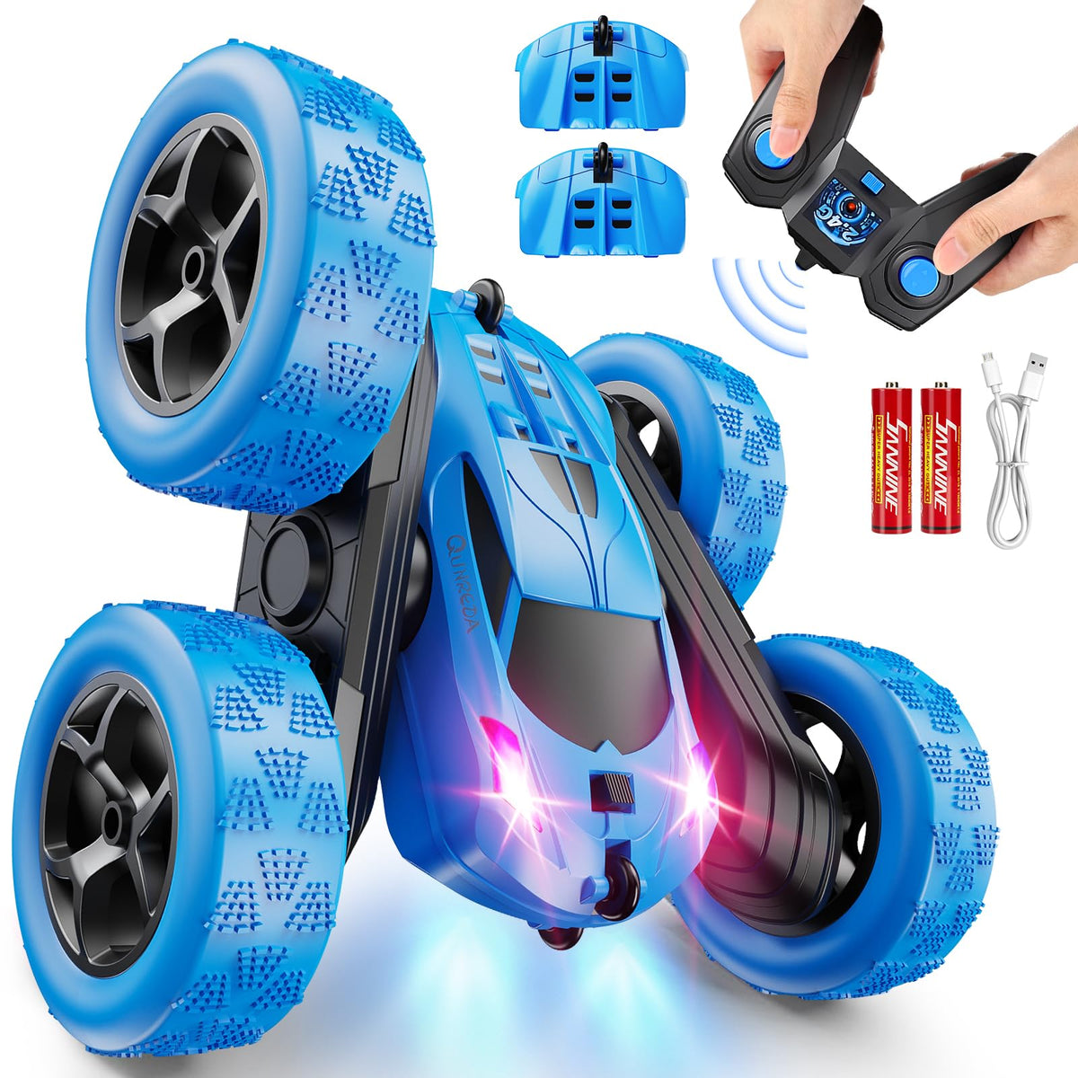 QUNREDA Remote Control Car for Kids Ages 6+