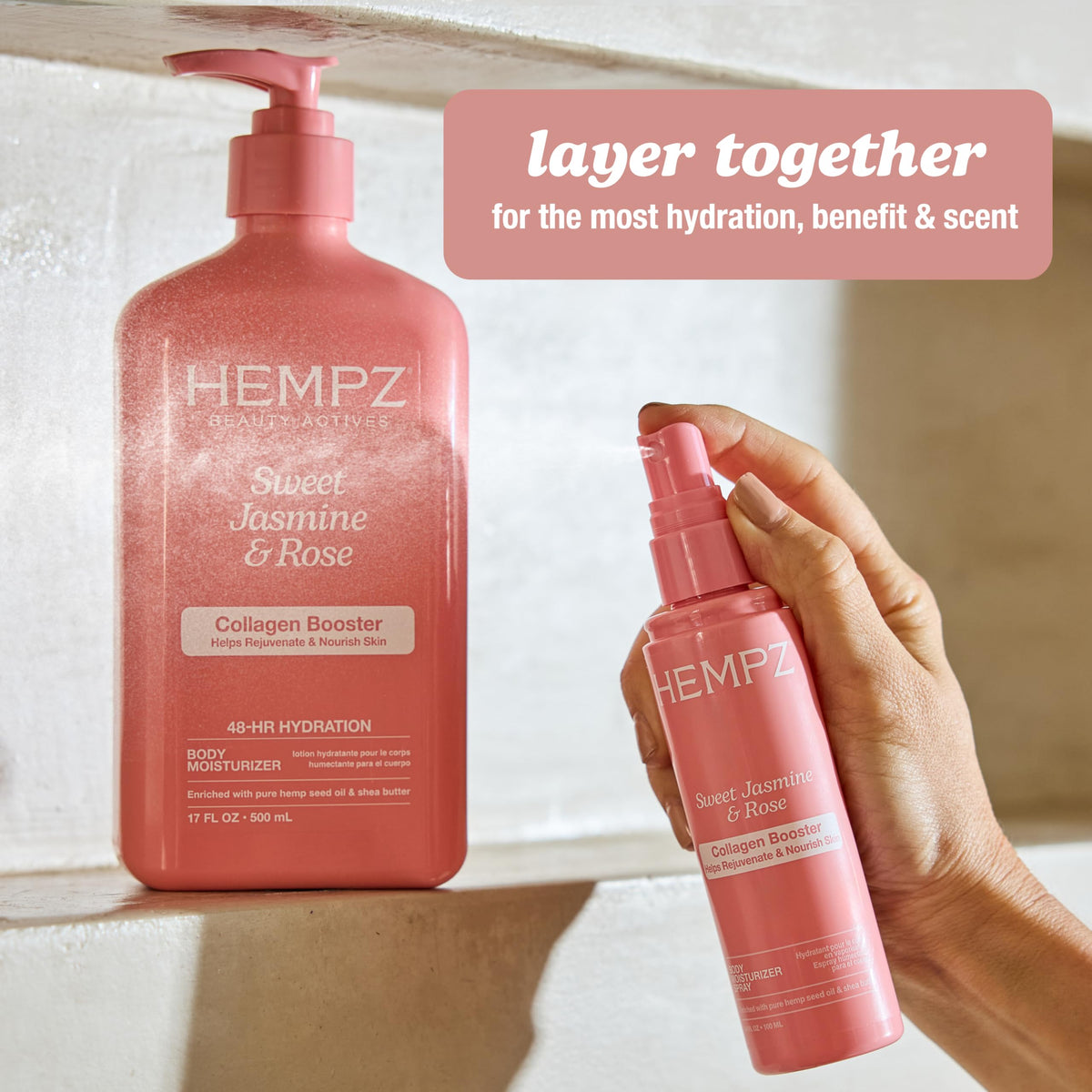 Hempz Body Lotion, Sweet Jasmine and Rose, 17 Oz