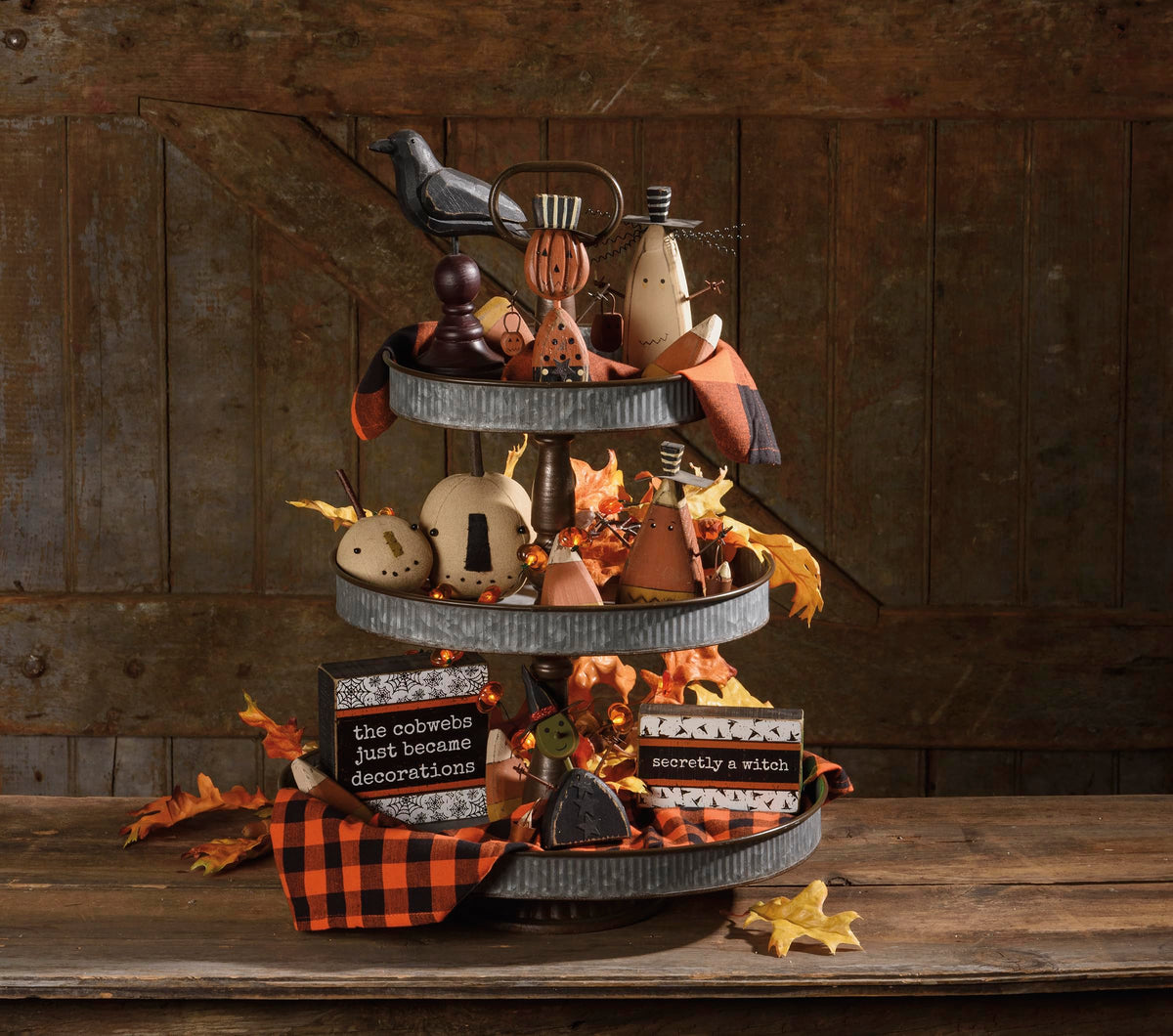 Primitives by Kathy Vintage Style Chunky Witch Sitter Figurine