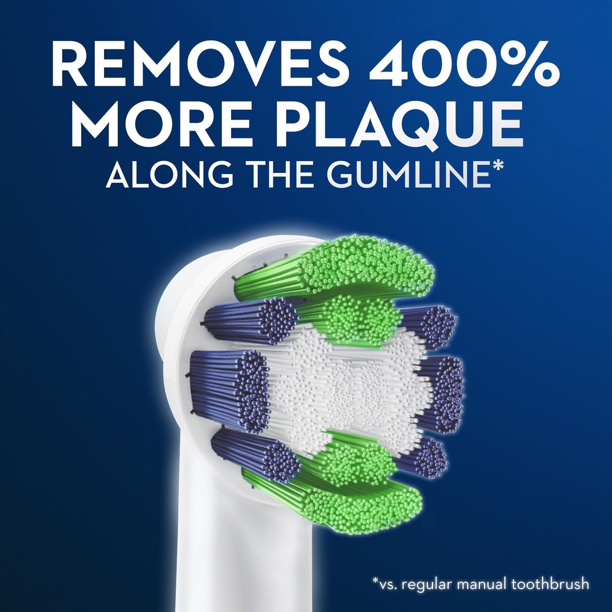 Oral-B Precision Clean Replacement Brush Heads, White, 3 Count