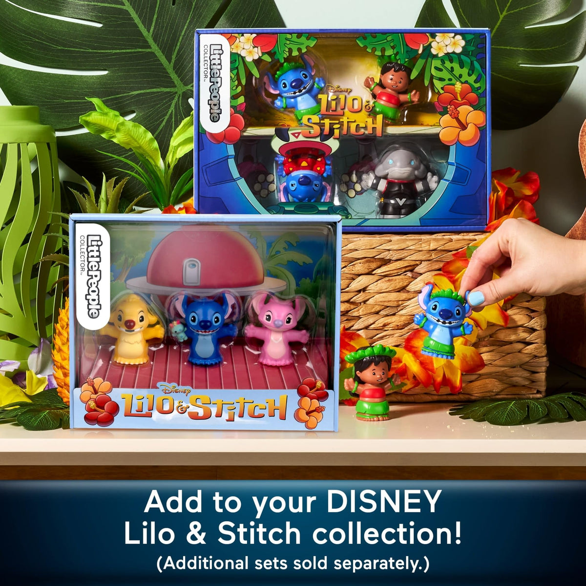 Little People Collector Set Disney Stitch & The Cousins, 3 Figures
