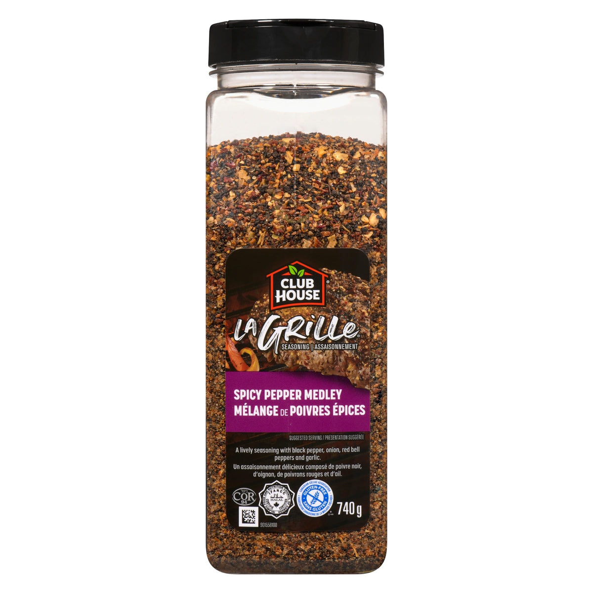 Club House La Grille Spicy Pepper Medley Seasoning, 740 g