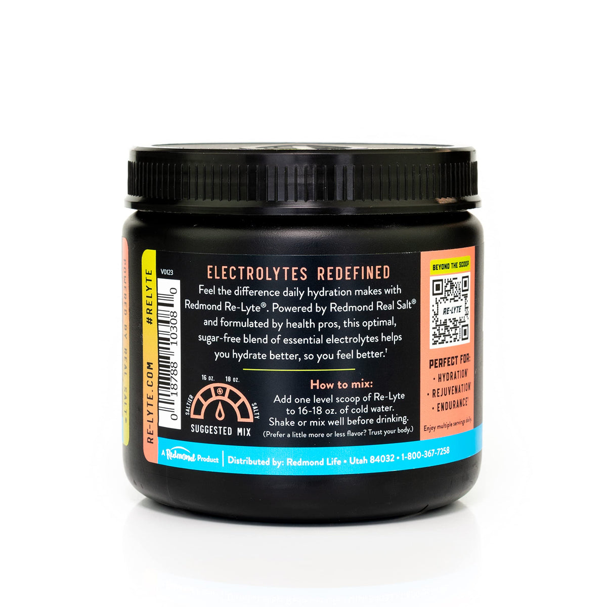 Redmond Re-Lyte Electrolyte Drink Mix, Watermelon Lime