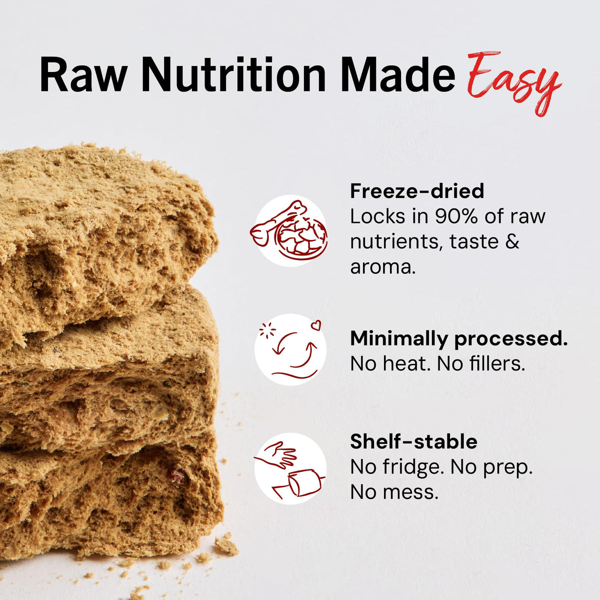 Stella and Chewy's Freeze-Dried Raw Dinner Patties, Red Meat, 156g