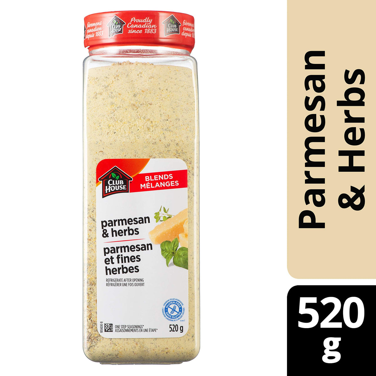 Club House Parmesan & Herbs One Step Seasoning, 520 g