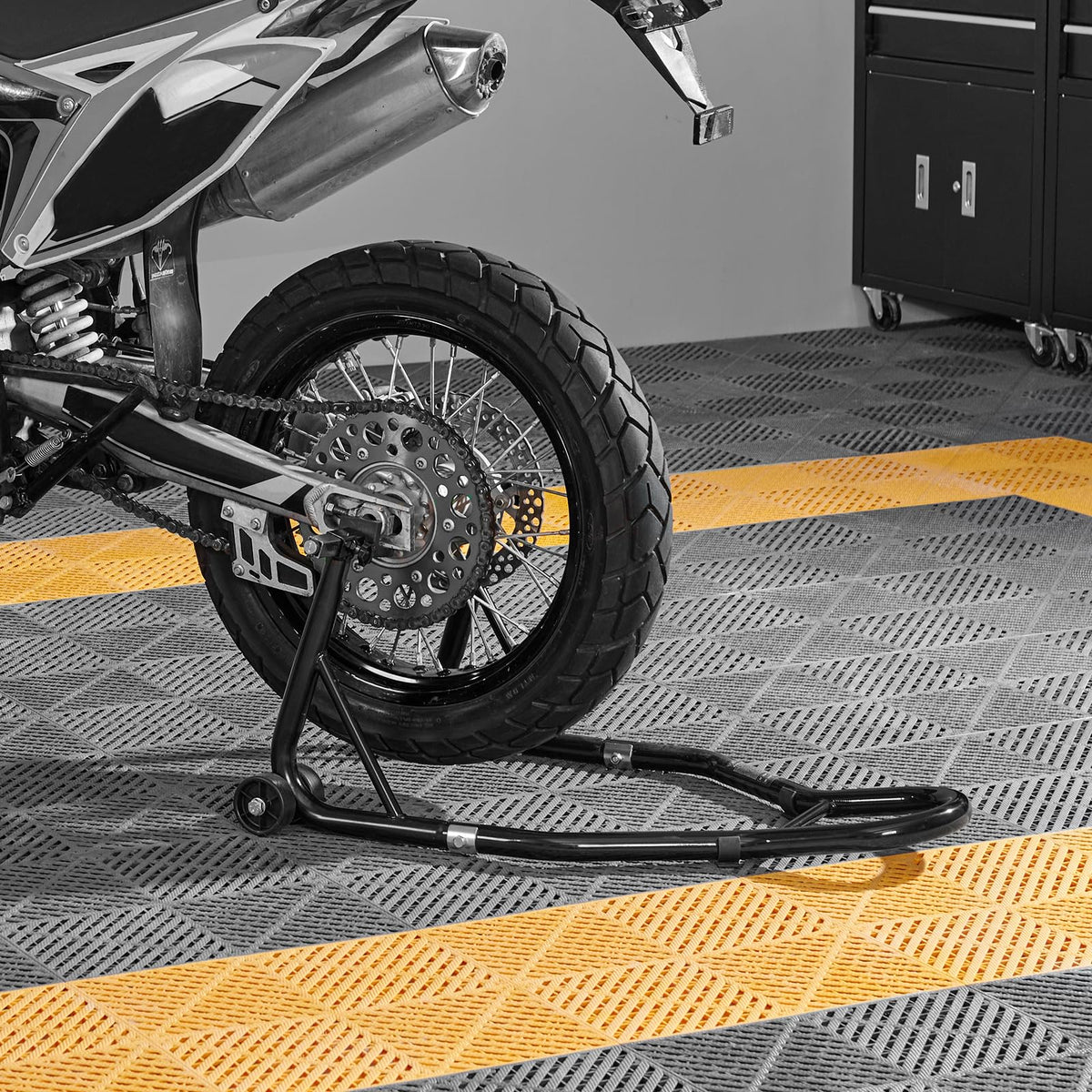 VEVOR Motorcycle Rear Wheel Stand, 850 lbs Capacity, Black