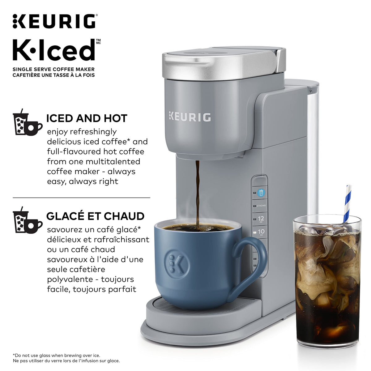 Keurig K-Iced Single Serve Coffee Maker, Grey