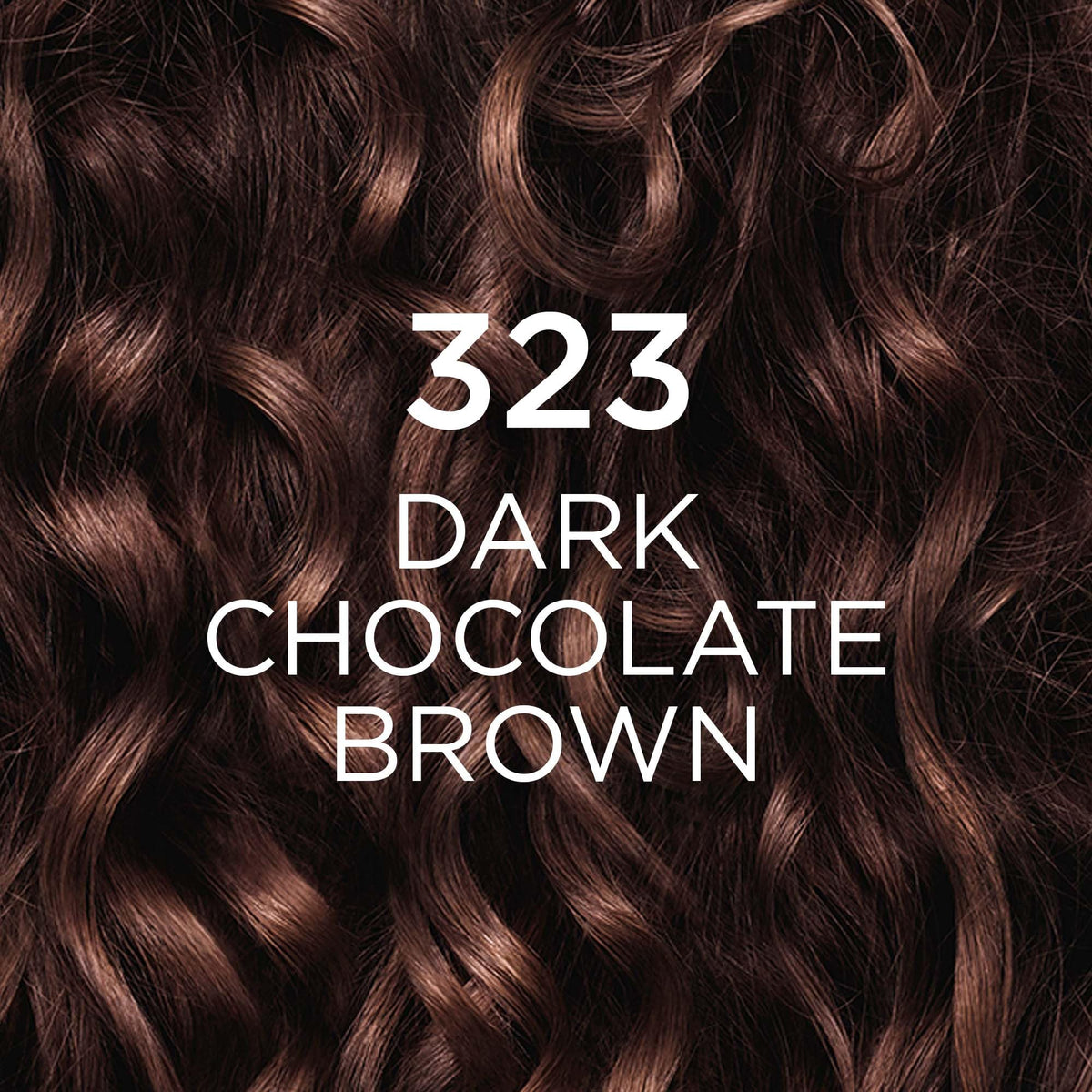 L'Oréal Paris Casting Crème Gloss, 323 Dark Chocolate Brown, 2 Kits
