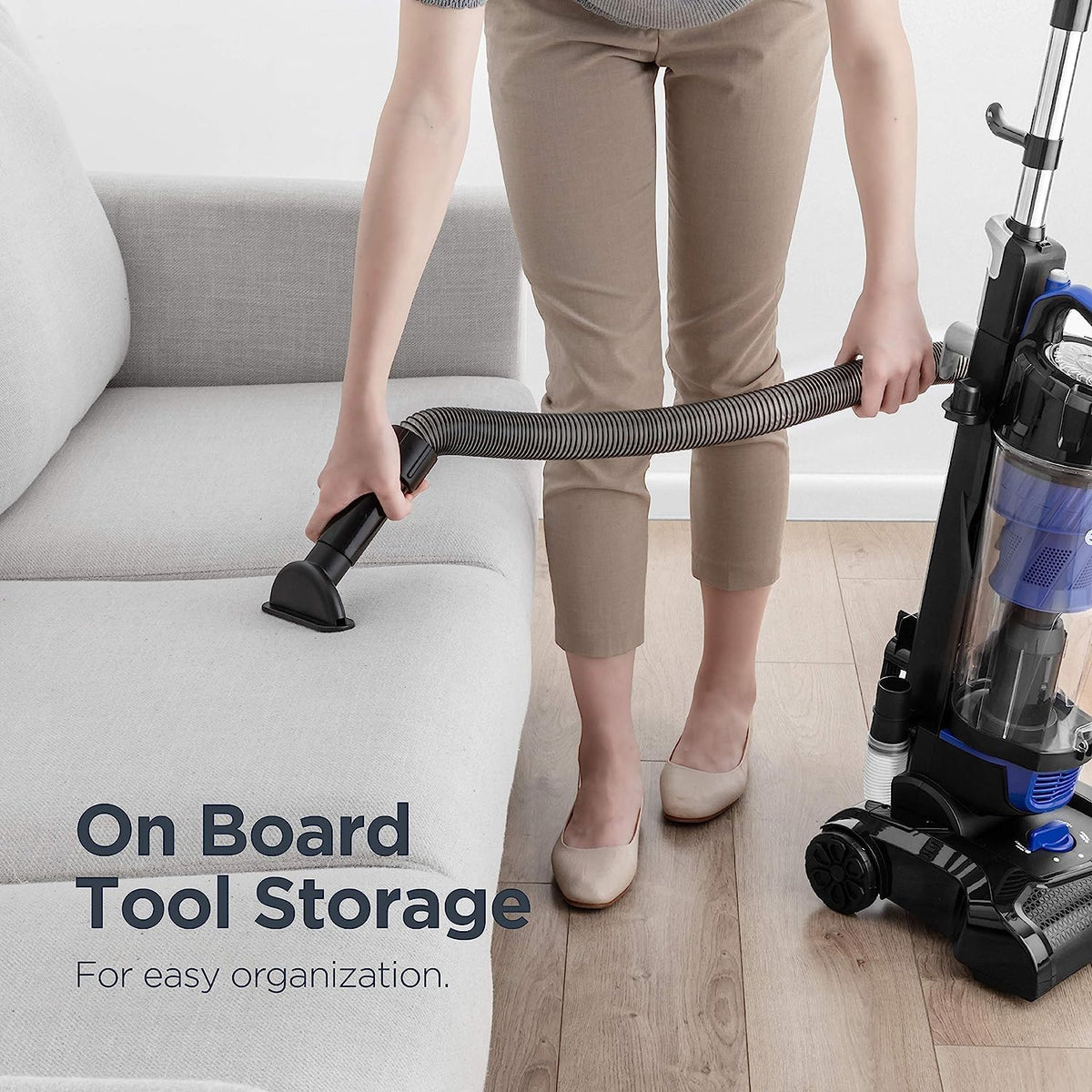 Eureka PowerSpeed NEU280C Bagless Upright Vacuum, Blue