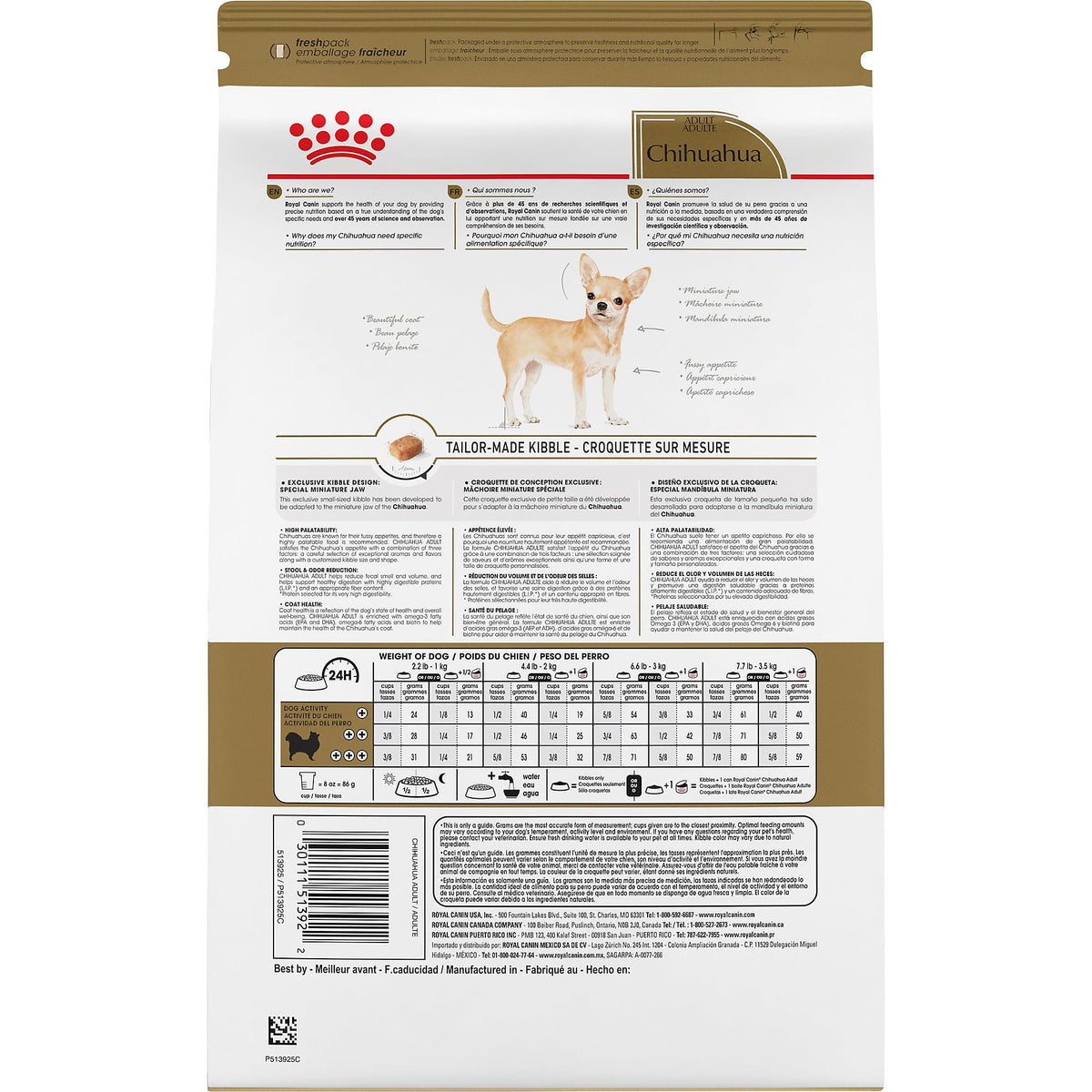Royal Canin Chihuahua Adult Dry Dog Food, 10 lb