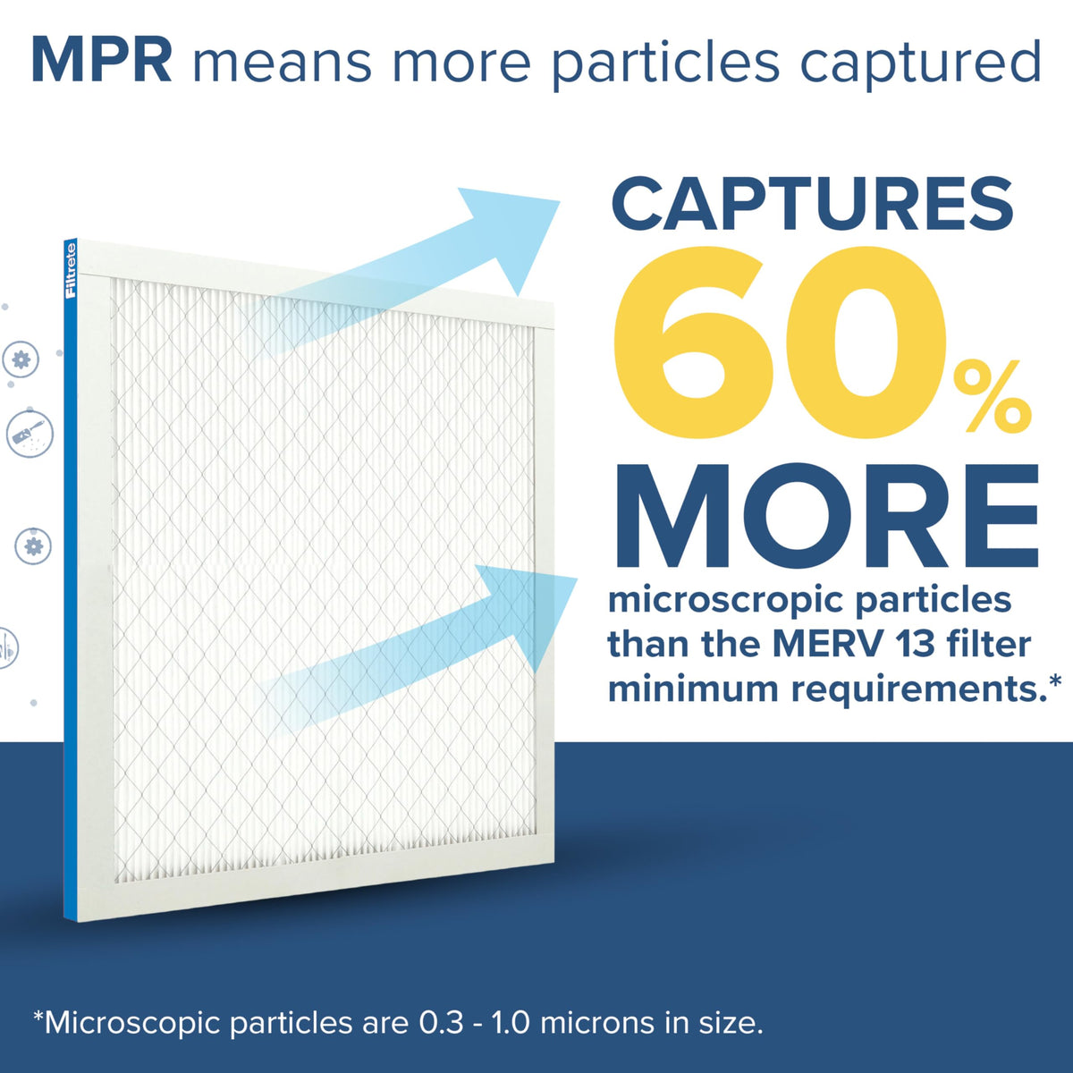 Filtrete 16x25x1 AC Furnace Air Filter, MERV 13, MPR 1900, 4-Pack