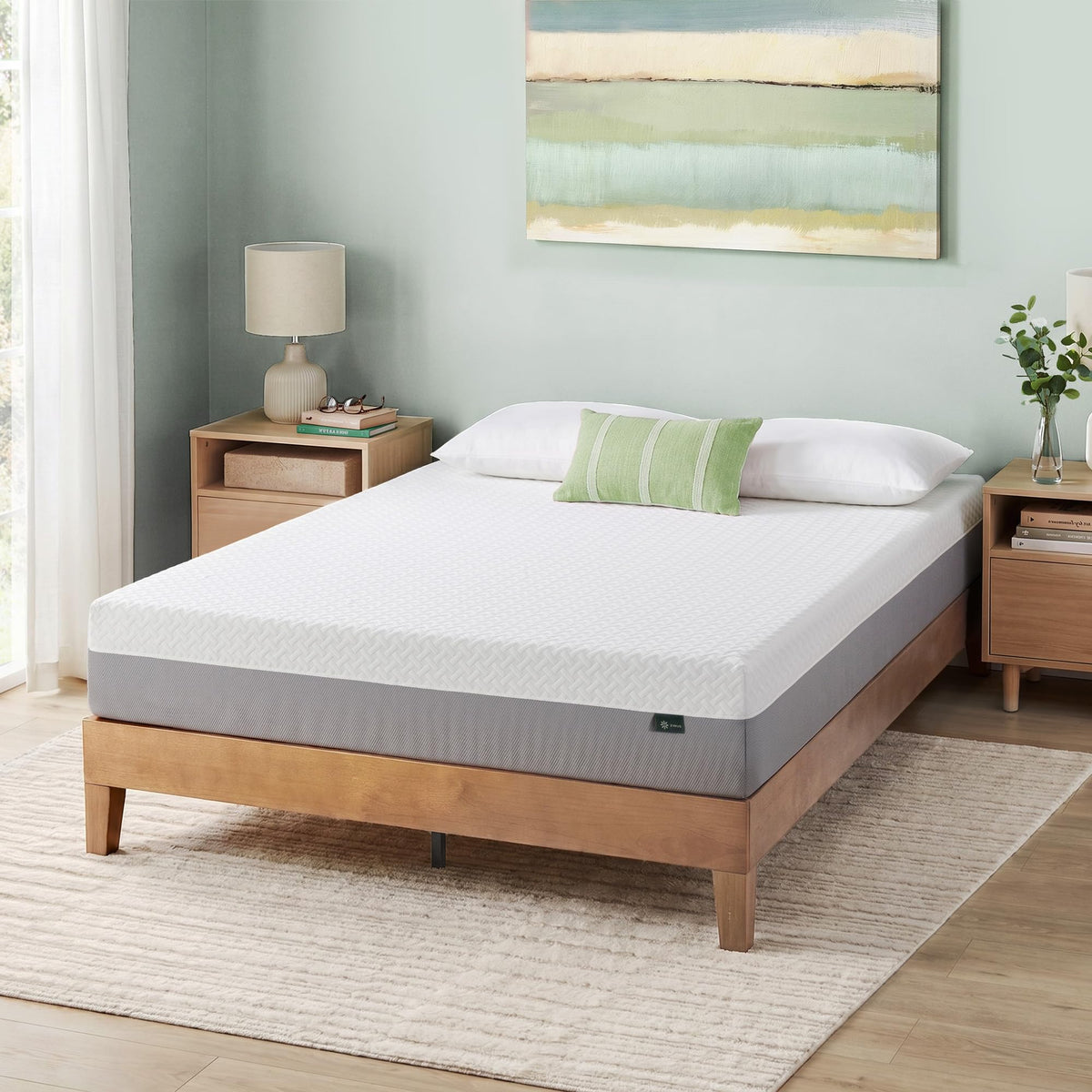 Zinus Green Tea Memory Foam Mattress, Full, 8 in
