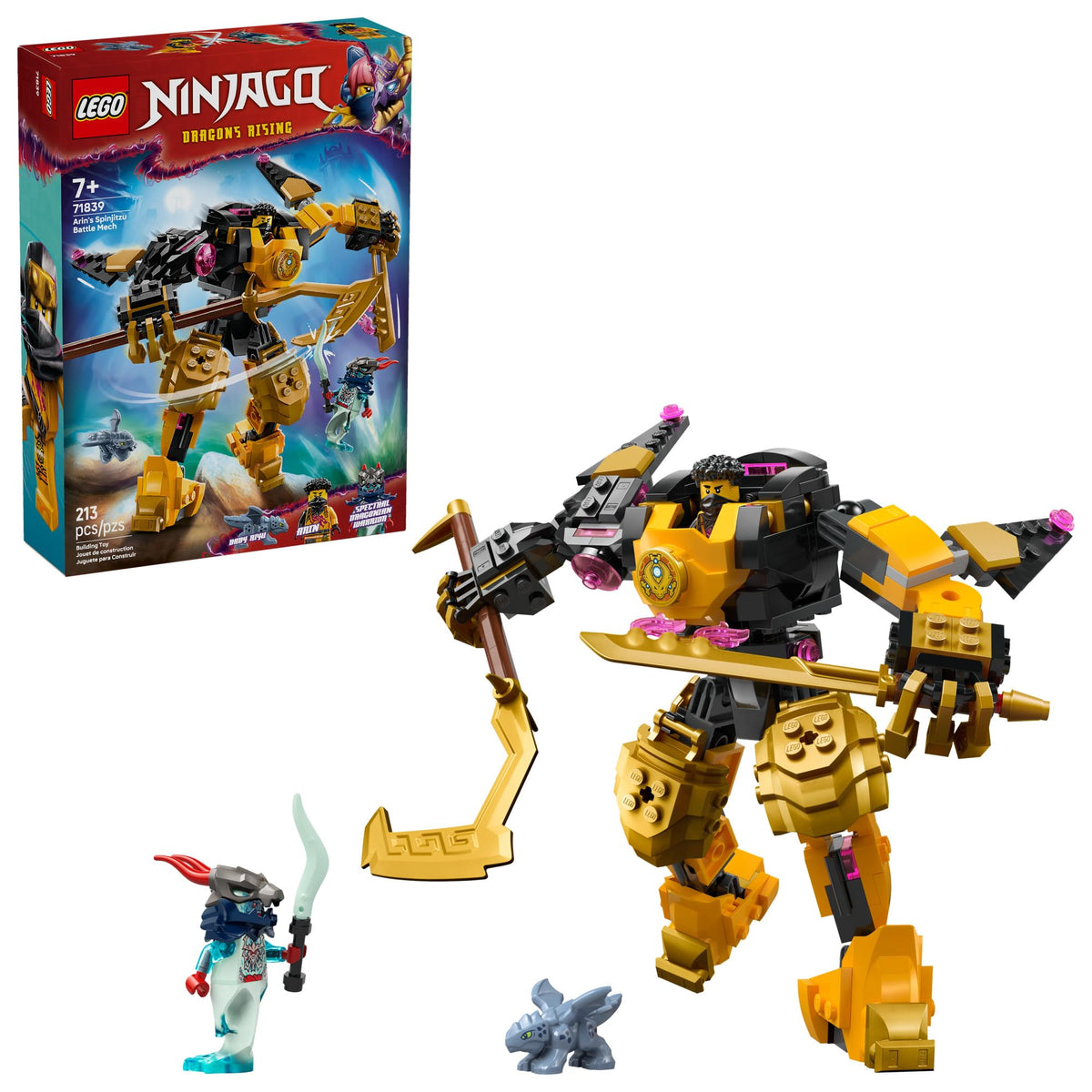 LEGO Ninjago Arin's Spinjitzu Battle Mech Building Set (71839)
