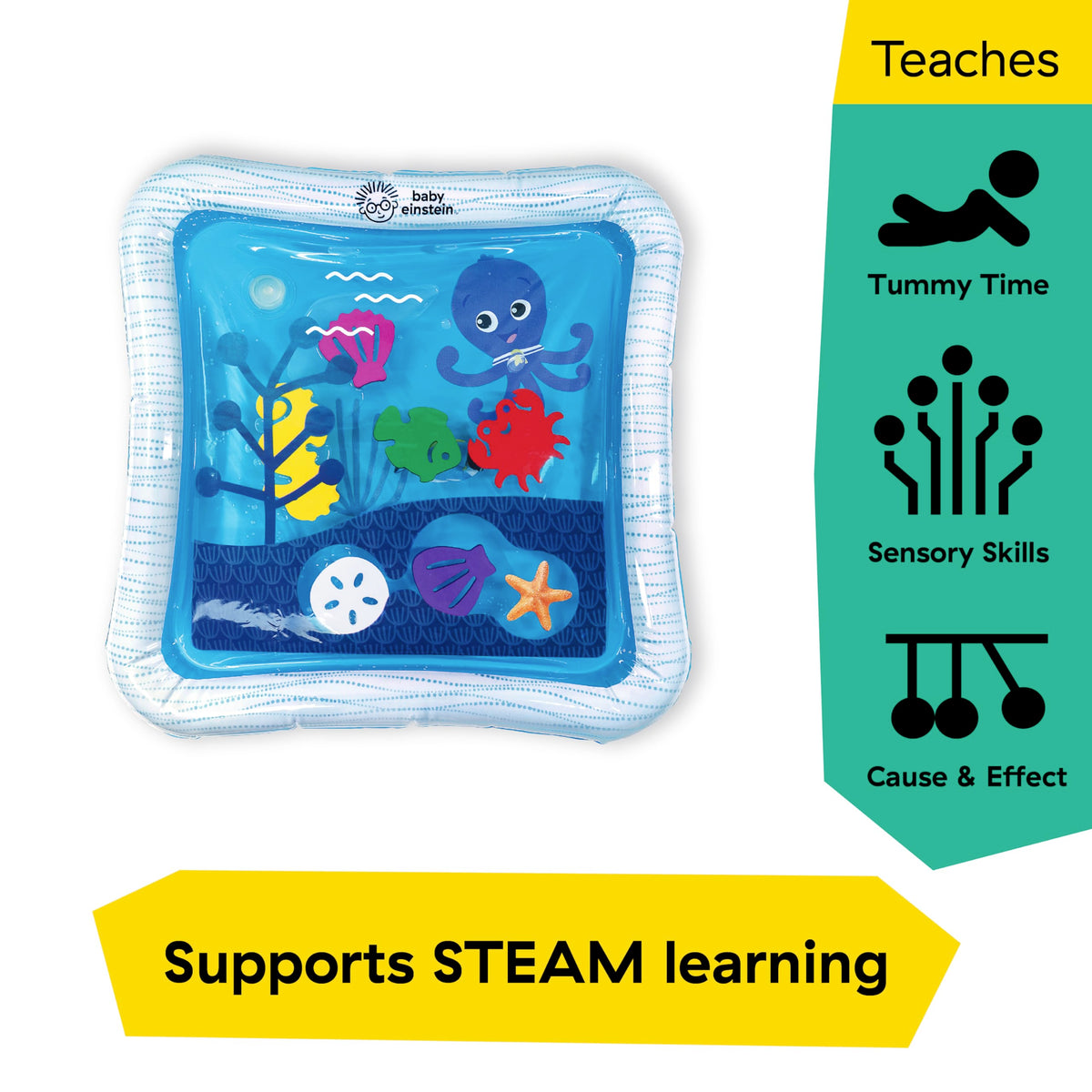 Baby Einstein Octopus Water Play Mat, Blue