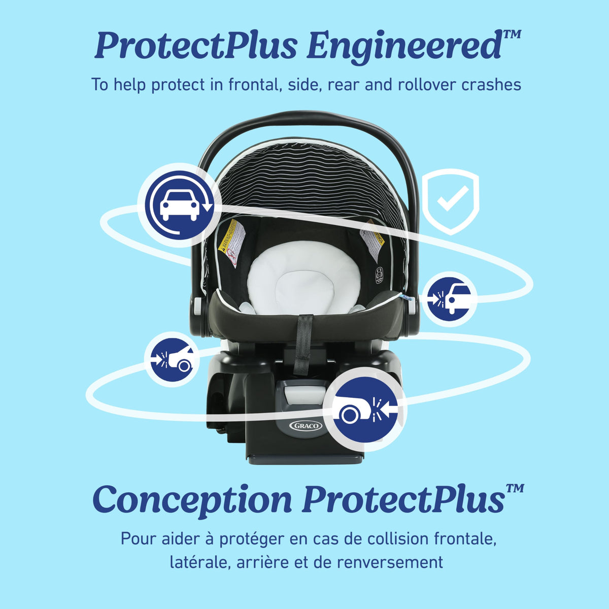Graco SnugRide 35 Lite LX Infant Car Seat, Gotham
