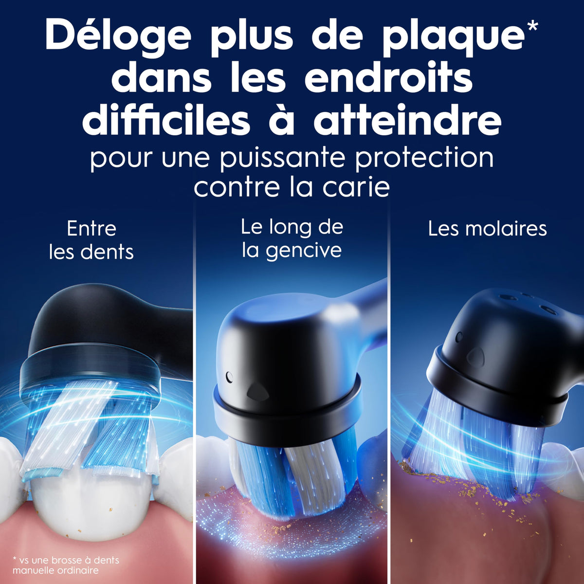 Oral-B iO Deep Clean + Protect Electric Toothbrush, Black, iO Series 7
