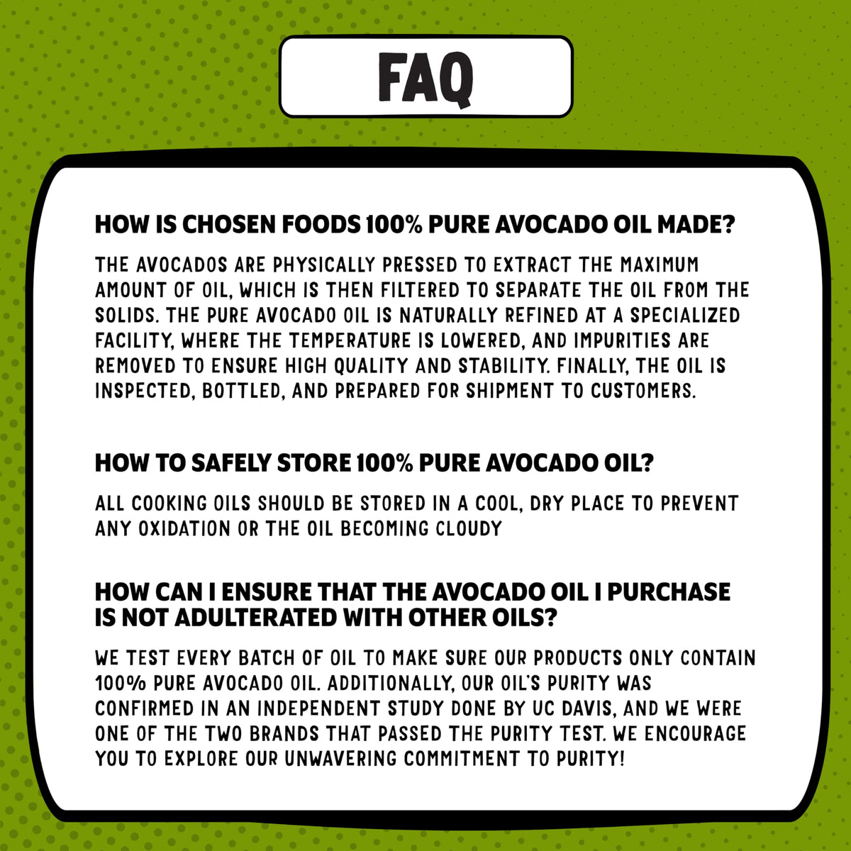 Chosen Foods 100% Pure Avocado Oil, 750 ml