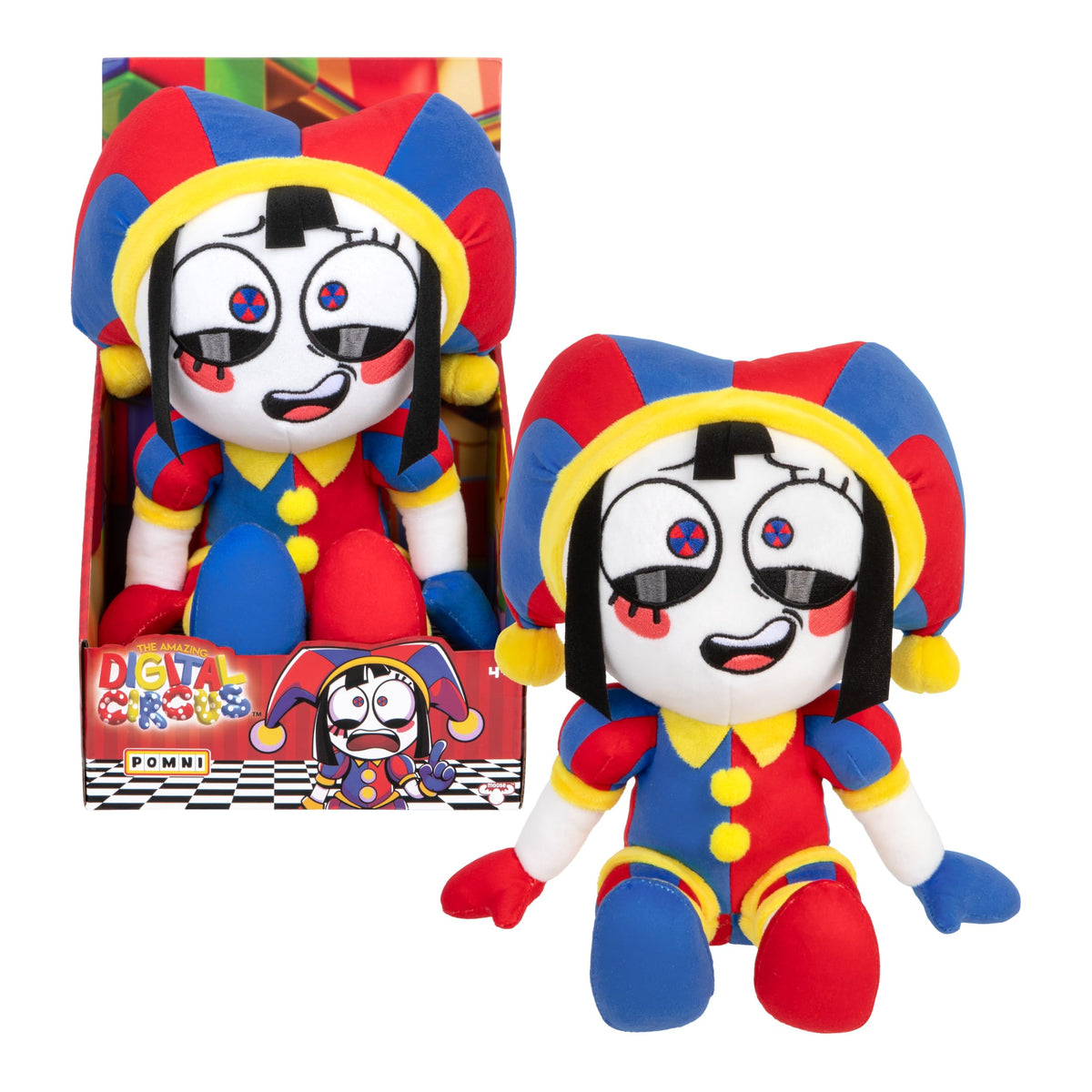 The Amazing Digital Circus Large Plush Pomni, 12 in/30 cm