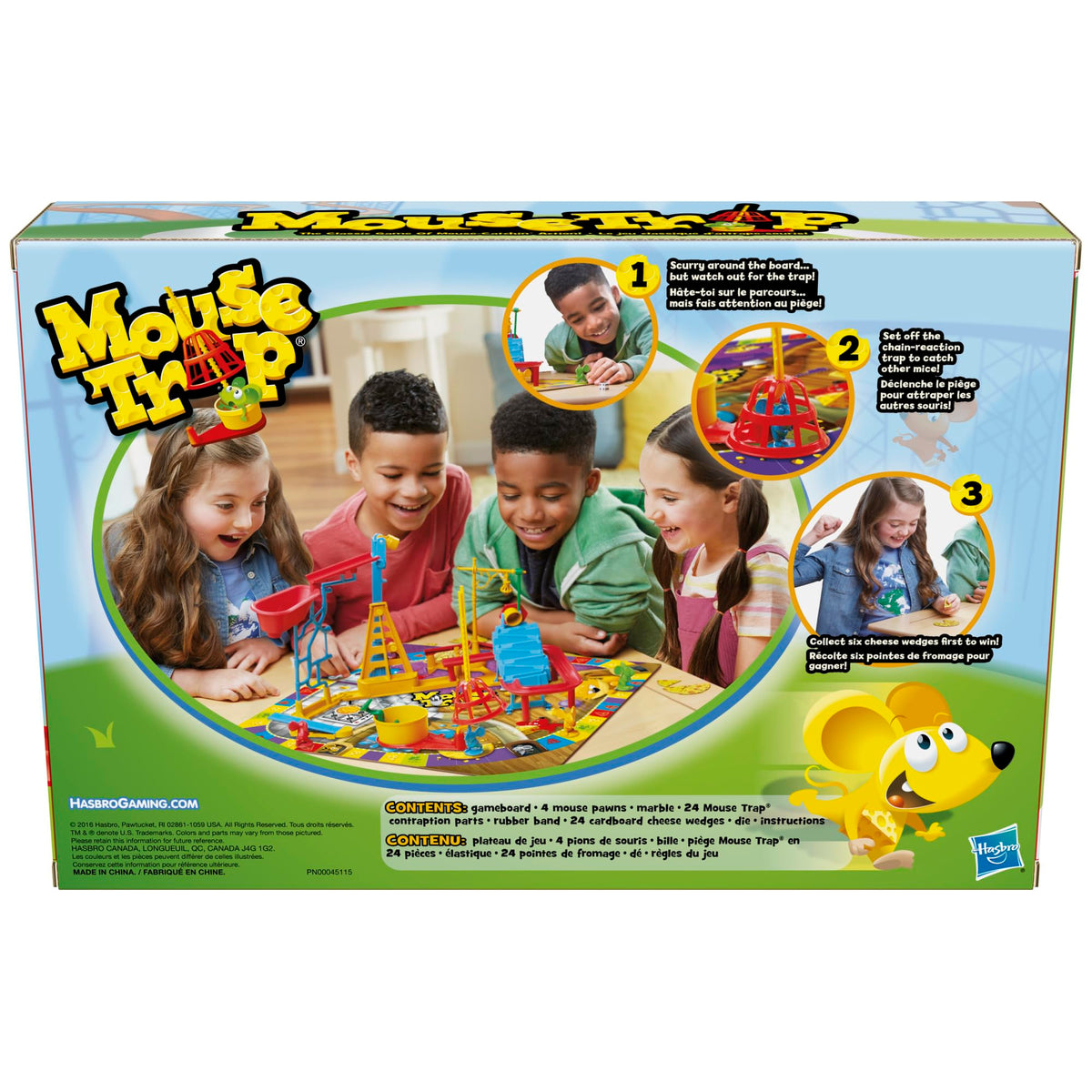 Mouse Trap Board Game, 2-4 Players, Ages 6+