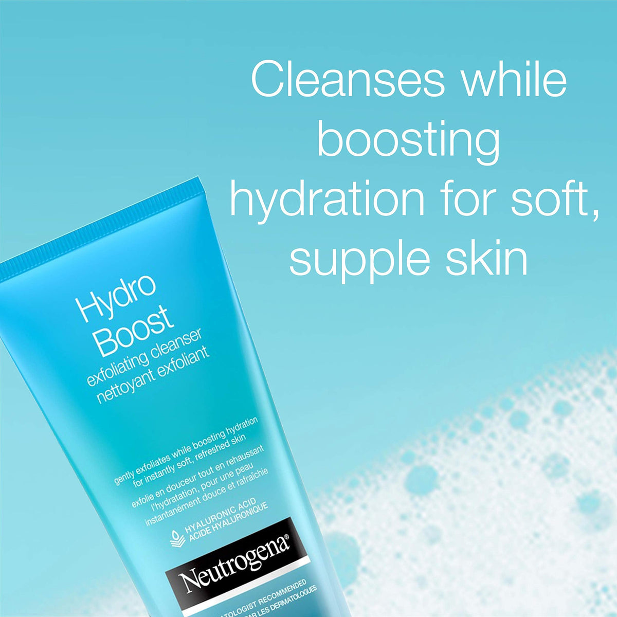 Neutrogena Hydro Boost Exfoliating Face Scrub, Pack of 2 (2 x 141 ml)