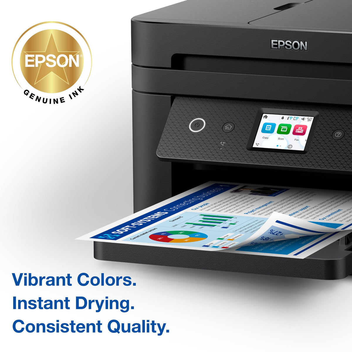 Epson 222 Genuine Ink Combo Pack, Black and Colour, T222120-BCS