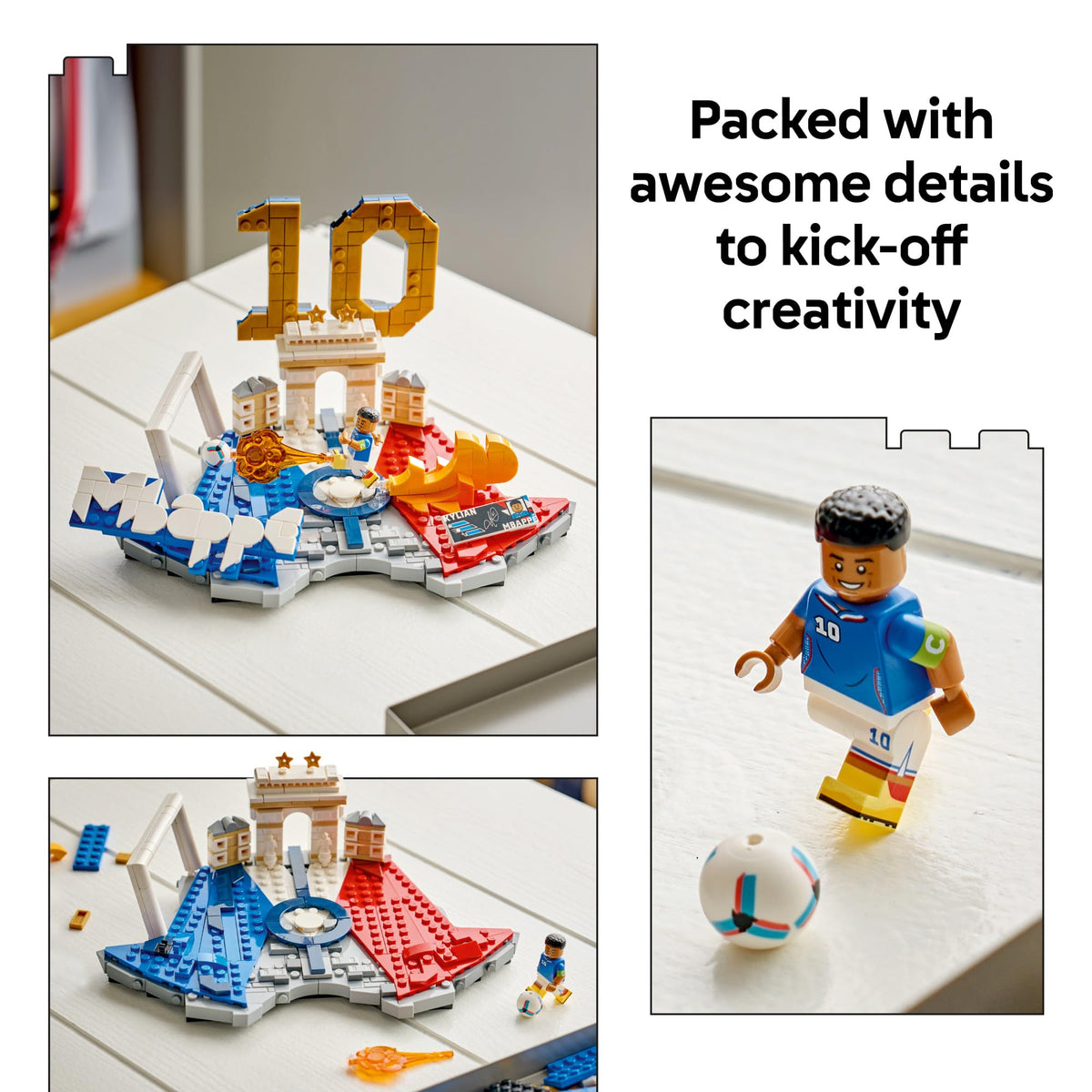 LEGO Editions Kylian Mbappé Soccer Highlights Building Set (43013)