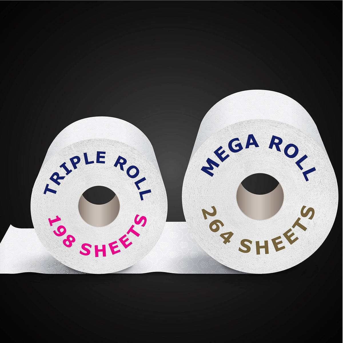 Cashmere UltraLuxe Toilet Paper, 12 Mega Rolls = 48 Regular Rolls