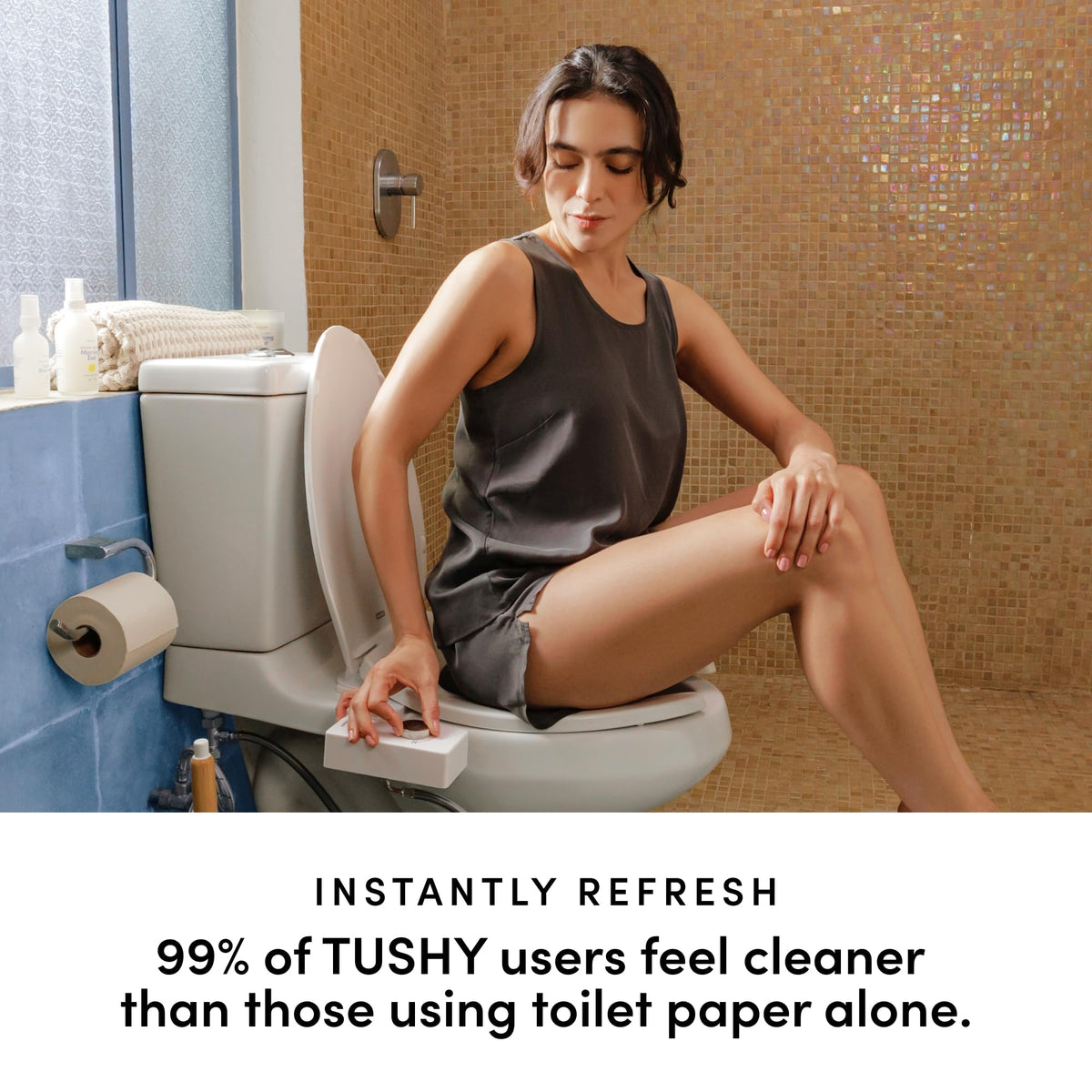 TUSHY Classic 3.0 Non-Electric Bidet Toilet Attachment