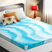 SakuraHome 2" Gel Memory Foam Mattress Topper, Queen