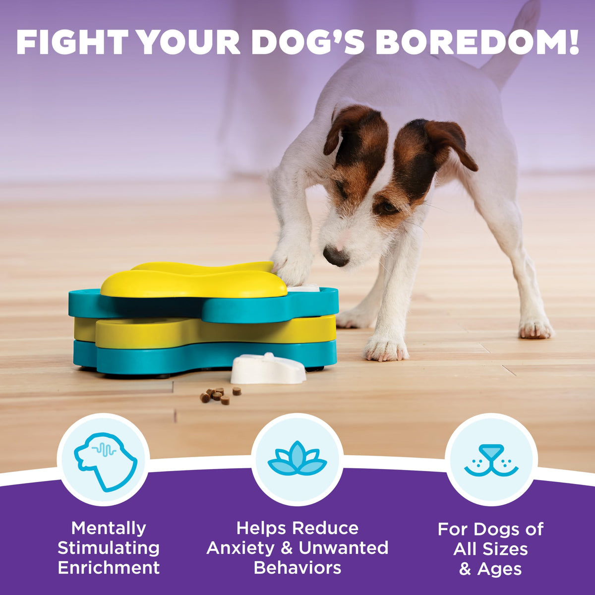 Outward Hound Nina Ottosson Dog Tornado Treat Puzzle Toy, 9.8"