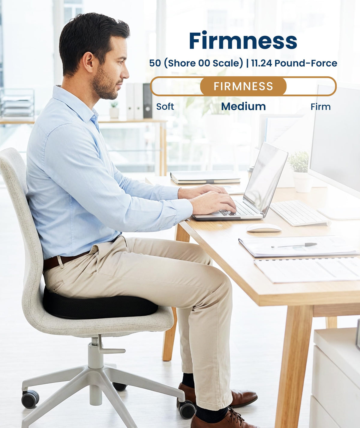 Everlasting Comfort Memory Foam Seat Cushion