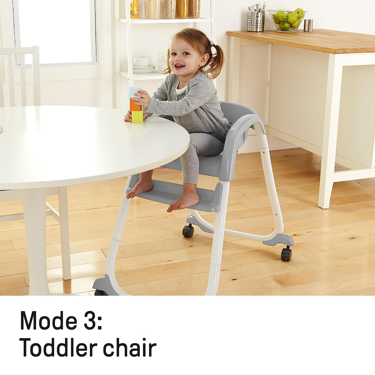 Ingenuity SmartClean Trio Elite 3-in-1 Baby High Chair, Slate