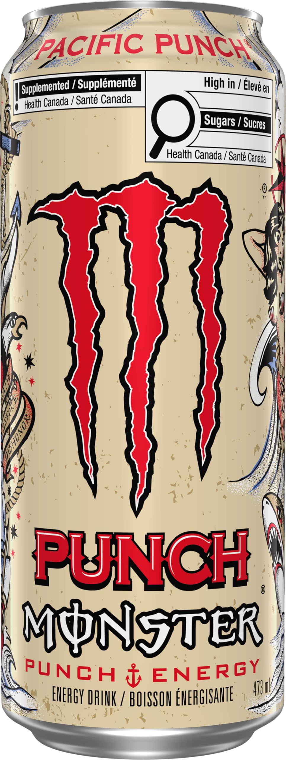 Monster Energy, Pacific Punch, 473mL, 12 Pack